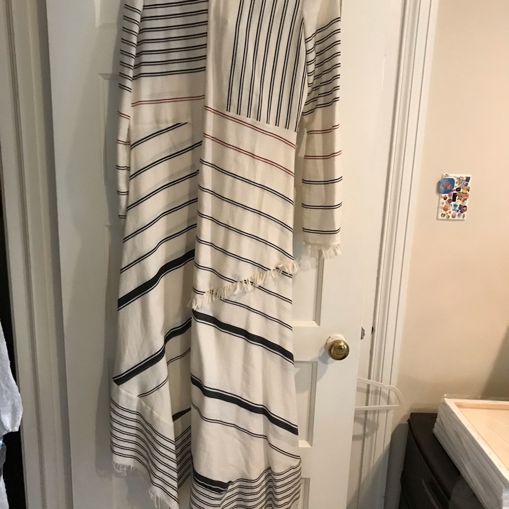 Zara long fringed dress